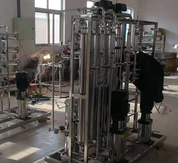 北京眾安堂生物科技有限公司0.5m3/h雙級反滲（shèn）透係